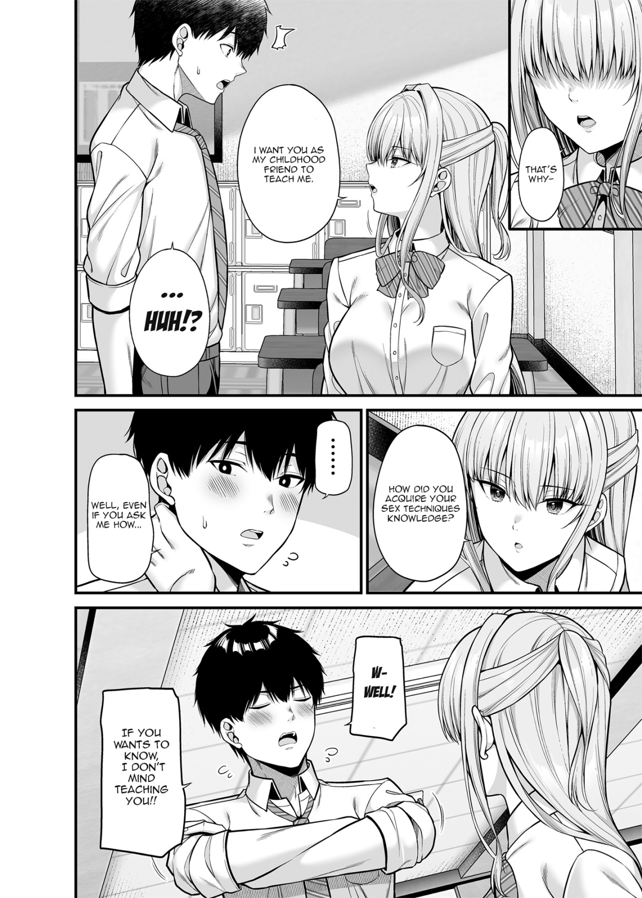 hentai manga A girl with zero sex skills
